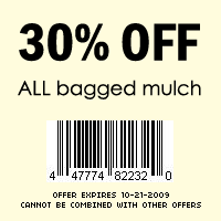 30% OFF all bagged mulches