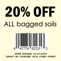 20% OFF all bagged soils