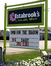 Color Spot sign