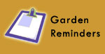 Garden Reminders