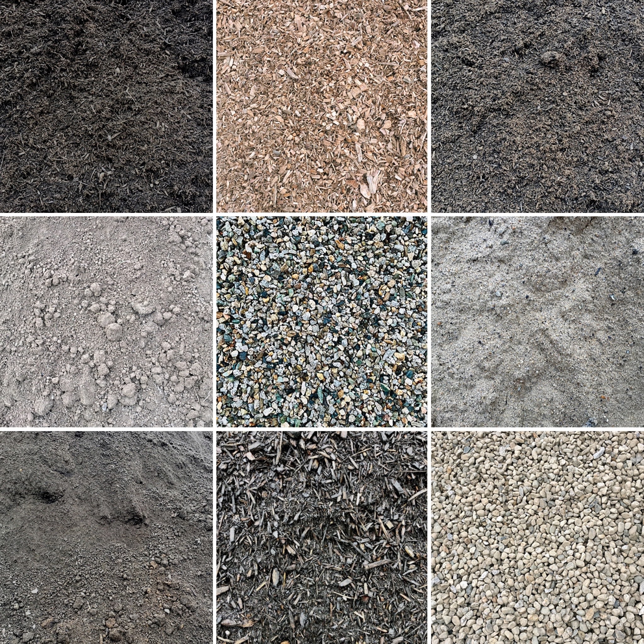 Bulk garden materials available for local delivery