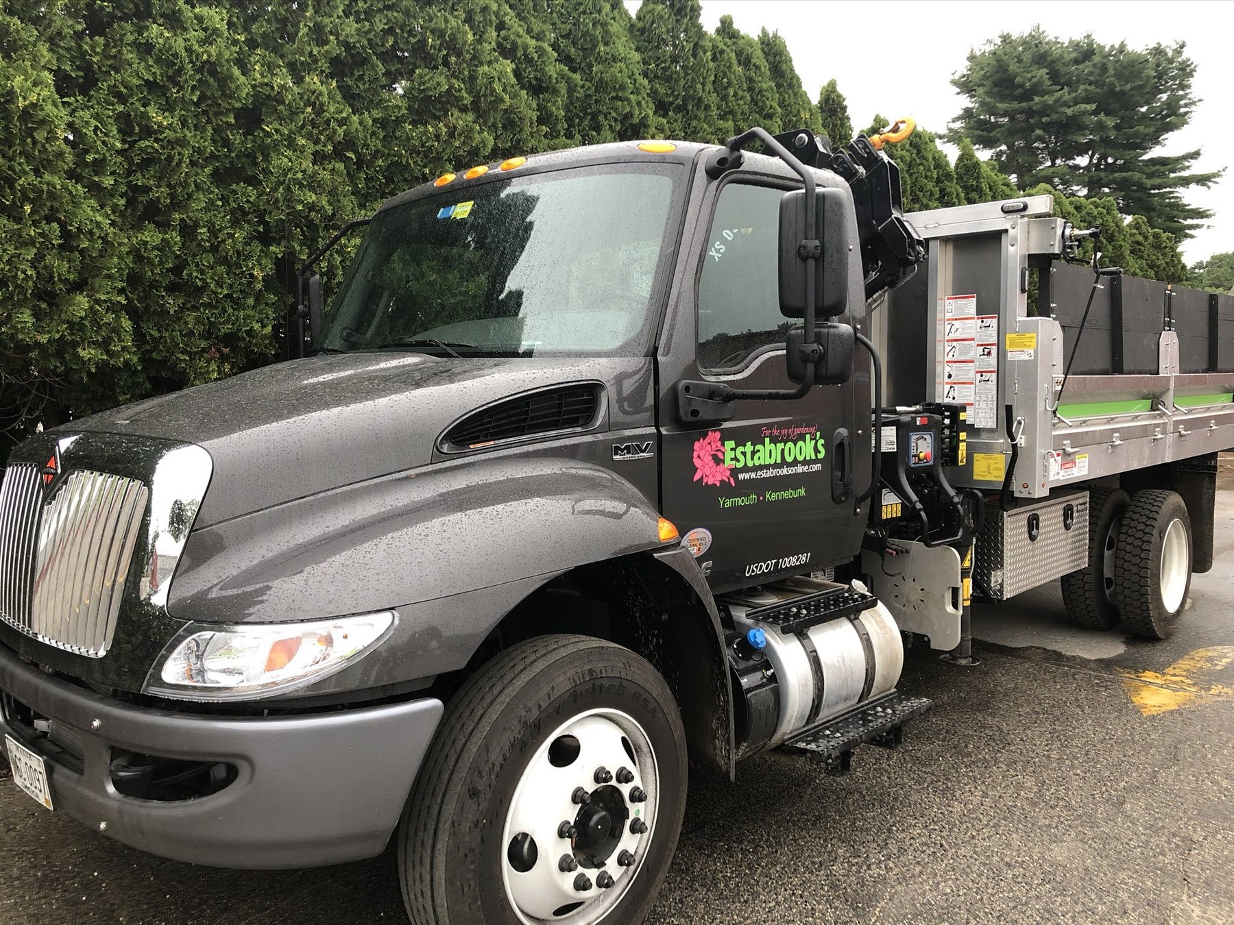 Estabrook's branded delivery truck