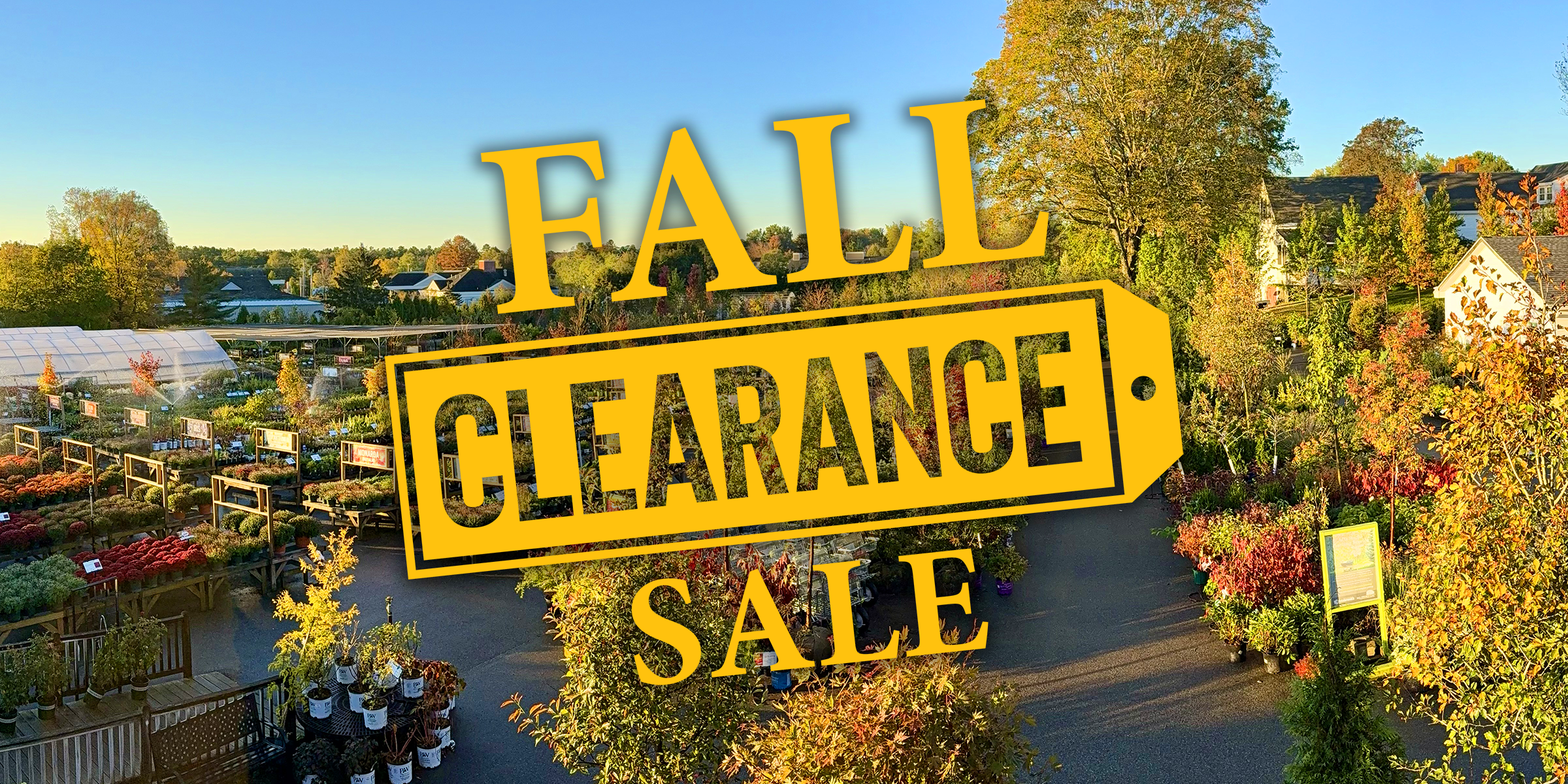 Fall Clearance Sale