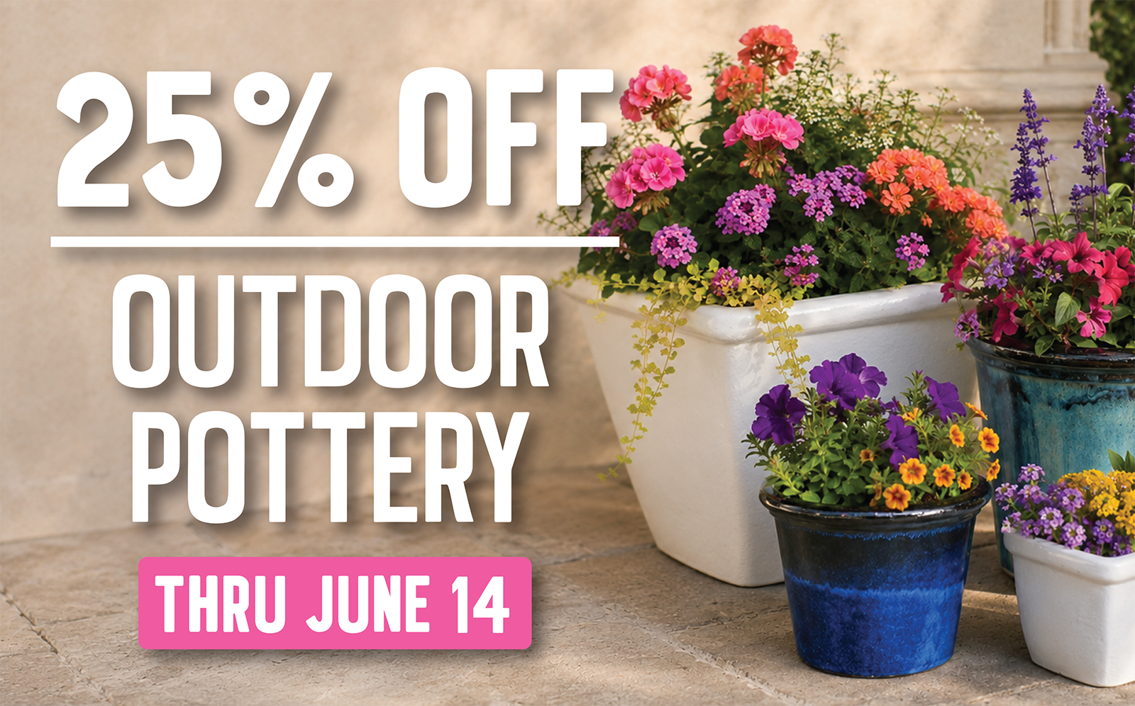 Outdoor Pottery Sale