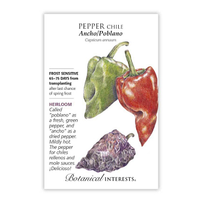 Seeds - BI Pepper Chile Ancho / Poblano