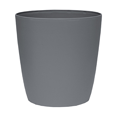 Aria Round Pot - Gray