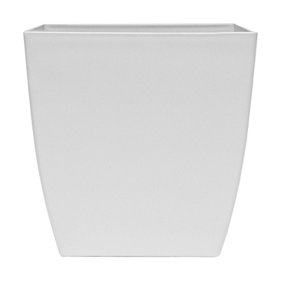 Aria Square Pot - White