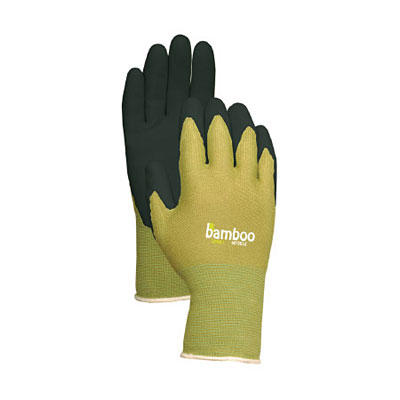 Glove - Bamboo with Nitrile Palm Green