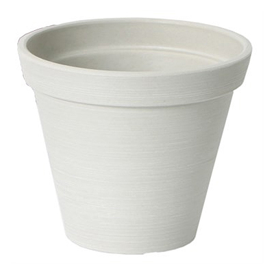 Round Band Planter - White