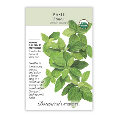 Seeds - BI Basil Lemon Org
