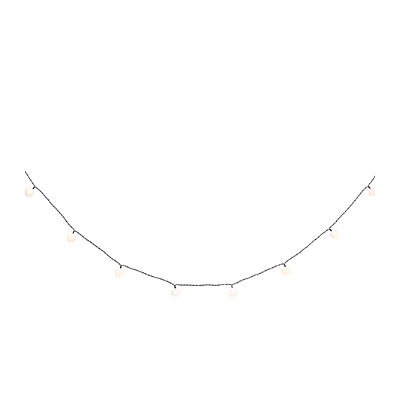 String Lights - snowball/clear