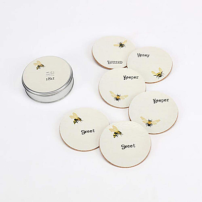 Coasters - Bee (Set of 6)