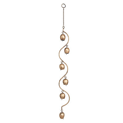 Hanging Metal Bells - Brass