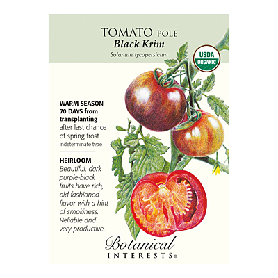 Seeds - BI Tomato Pole Black Krim Org