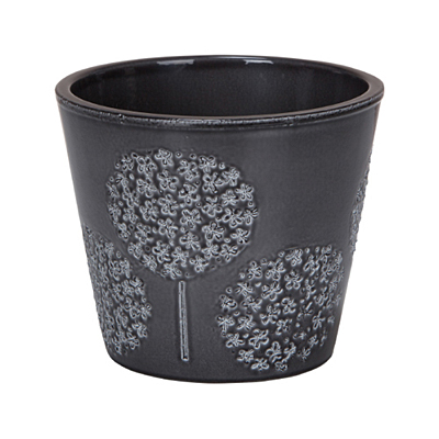 Bloomy Planter - Glass Grey