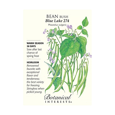 Seeds - BI Bean Bush Blue Lake 274