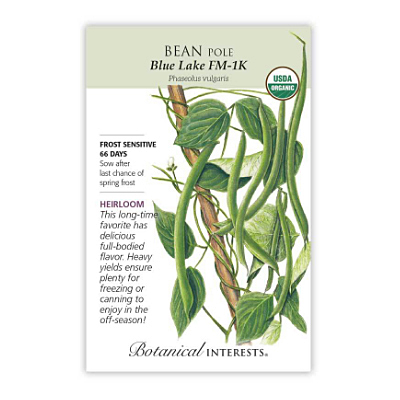 Seeds - BI Bean Pole Blue Lake Org