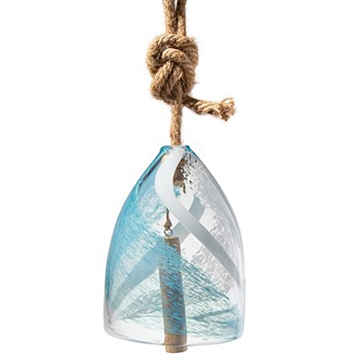 Wind Chime - Bell, Blue Stripe