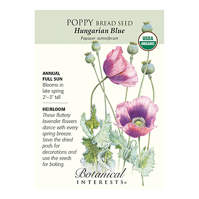 Seeds - BI Poppy Bread Seed Org