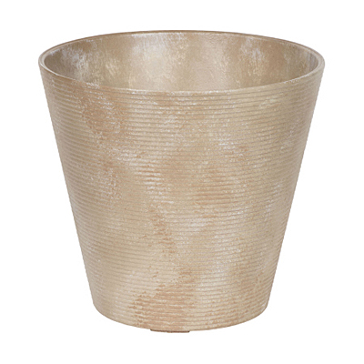 Novelty Cali Round Planter - Taupe