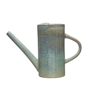 Stoneware Watering Can - Blue