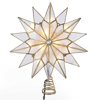 Tree Topper - Capiz Double Tip Star