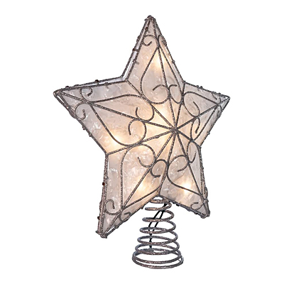 Tree Topper - Capiz Look Star