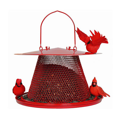 No/No Feeder Cardinal Red
