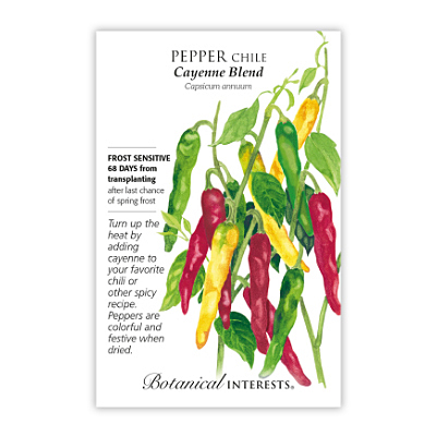 Seeds - BI Pepper Chile Cayenne Blend