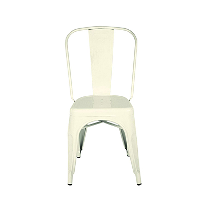 Chair - Cream Metal Dining