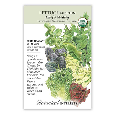 Seeds - BI Lettuce Mesclun Chef's Medley Org