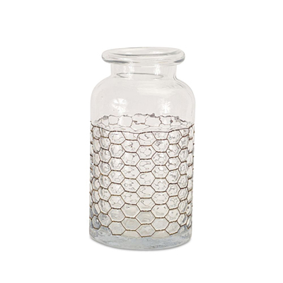 Chicken Wire Wrap Jar
