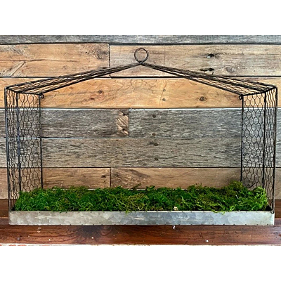 Shelf - Chicken Wire Arch Wall