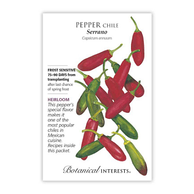 Seeds - BI Pepper Chile Serrano