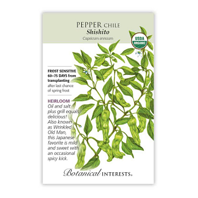 Seeds - BI Pepper Chile Shishito Org