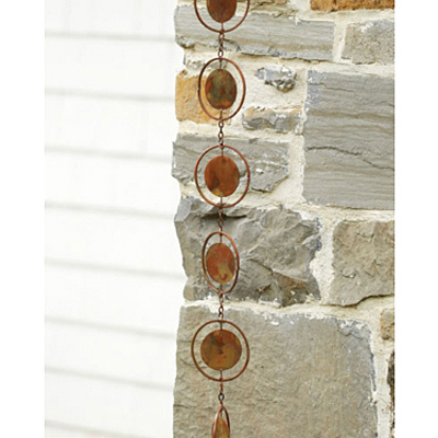 AG Copper Circle Rain Chain