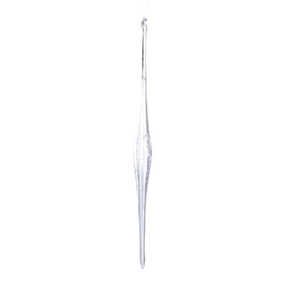 Ornament - Clear Icicle & Bubble