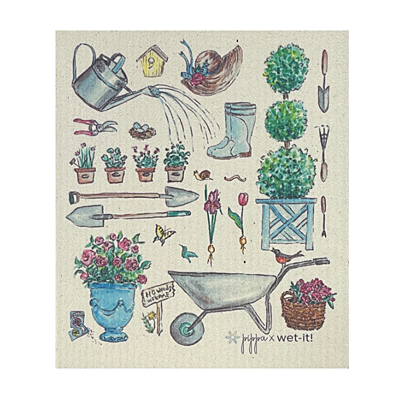 Swedish Dish Cloth - English Cottage Garden