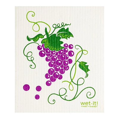Swedish Dish Cloth - Grapes