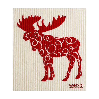 Swedish Dish Cloth - Moose