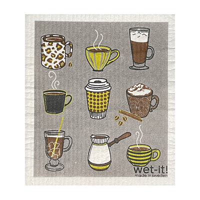 Swedish Dish Cloth - Coffee Shop