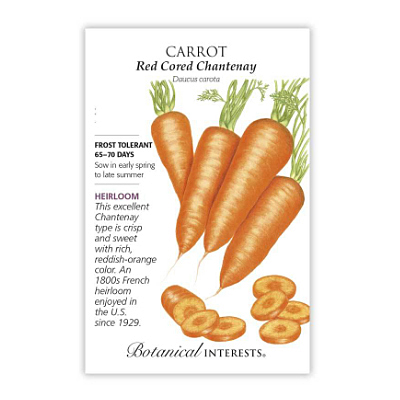 Seeds - BI Carrot Red Cored Chantenay
