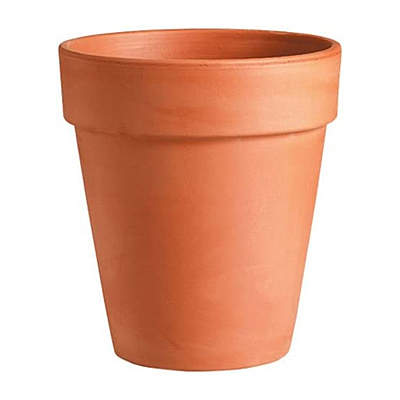 Deroma Tall Pot - Terracotta