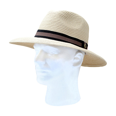 Hat - Men's Dolph Braided Light Brown