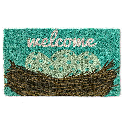 Doormat - Welcome Nest & Eggs