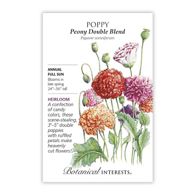 Seeds - BI Poppy Peony Double Blend