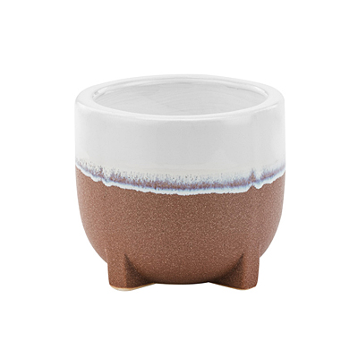 Planter - Drip Glaze Footed
