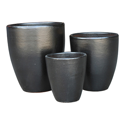 Egg Planter - Matte Black