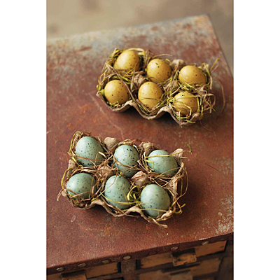 Eggs in Tray - Blue