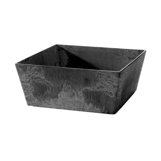 Novelty ELLA Low Square Planter - Black